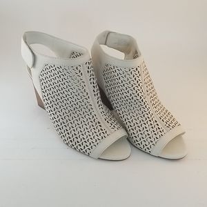 Vince Camuto Leather Peep Toe Sandals